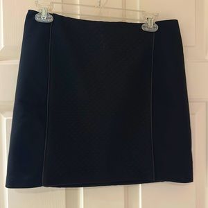 Club Monaco black quilted skirt